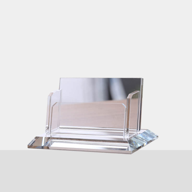 透明水晶名片盒